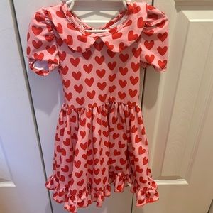 Heart Valentine’s Dress from Little Stocking Co